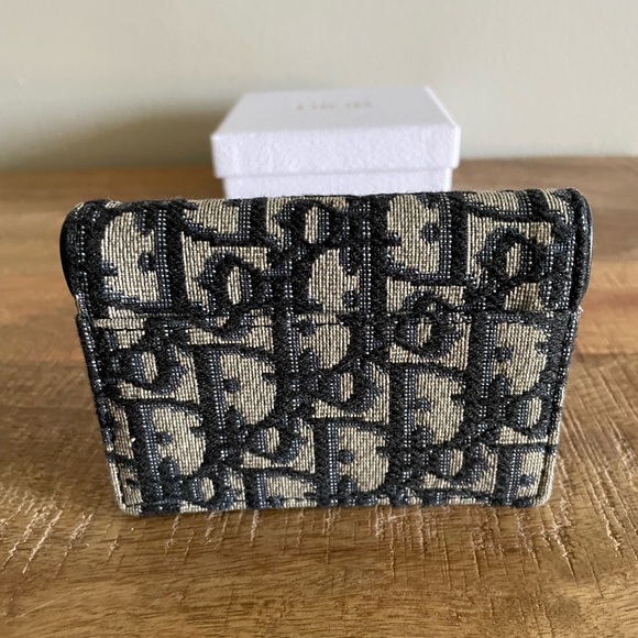 Dior Saddle Flap Card Holder - Picture 2 of 8
